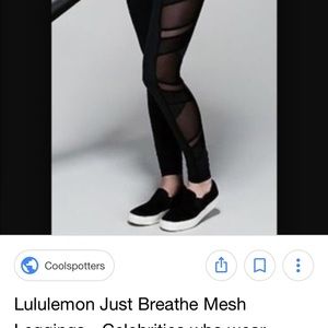 Lululemon Just Breathe Leggings